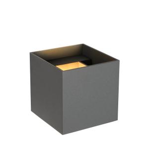 Lámpara de pared de aluminio 1xG9, gris