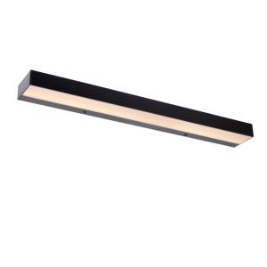 Lámpara de pared de metal con 1 LED integrado, negro
