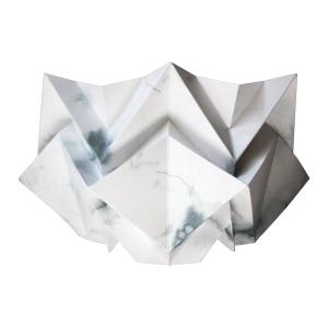 Lámpara de pared de origami en papel - Invierno