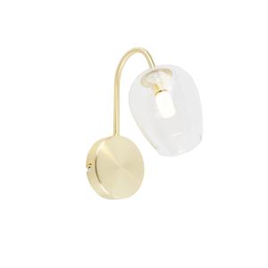 Lámpara de pared dorada cristal wifi g9