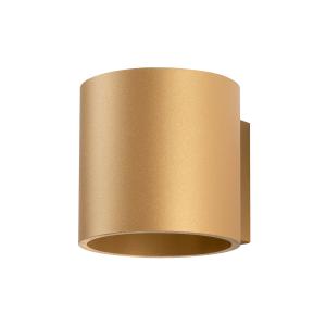 Lámpara de pared dorado acero  alt. 10 cm