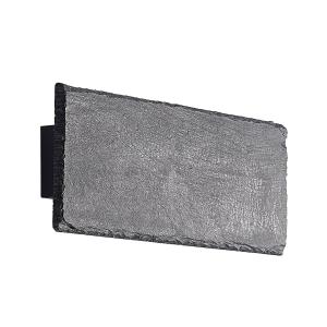 Lámpara de pared led de piedra negro