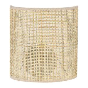 Lámpara de pared natural ratán