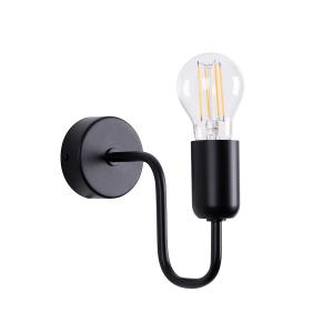 Lámpara de pared negro acero alt. 20