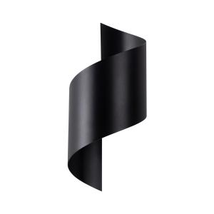 Lámpara de pared negro acero alt. 31
