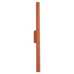 Lámpara de pared ocre rojo acero alt.  3 cm