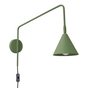 Lámpara de pared verde oliva acero