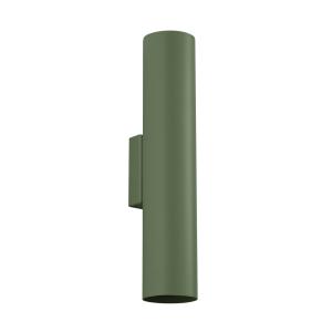 Lámpara de pared verde oliva acero alt.  6 cm