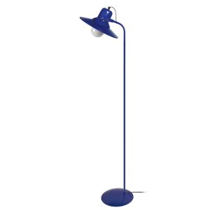 Lámpara de pie 29cm metal azul