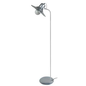 Lámpara de pie 29cm metal gris