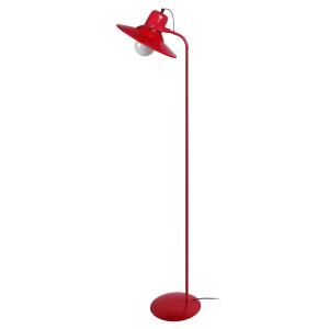 Lámpara de pie 29cm metal rojo