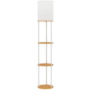 Lámpara de pie 29x29x158 cm madera natural