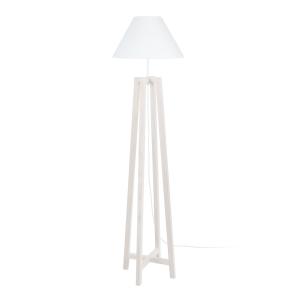 Lámpara de pie 40cm cono blanco, blanca