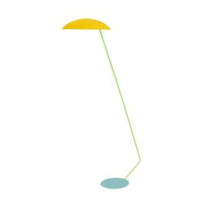 Lámpara de pie 85cm metal amarillo