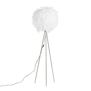 Lámpara de pie acero blanco 0 x 155 (cm)