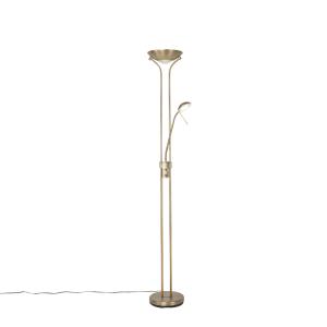 Lámpara de pie acero bronce 25.4 x 180 (cm)