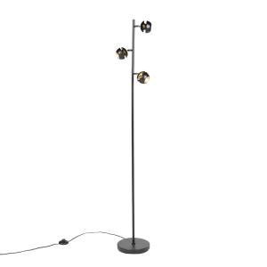 Lámpara de pie acero negro 0 x 150 (cm)