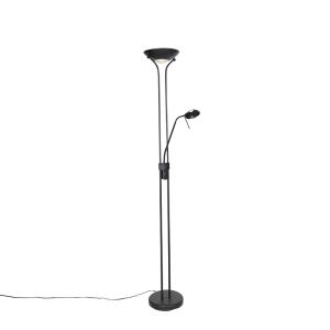 Lámpara de pie acero negro 25.4 x 180 (cm)