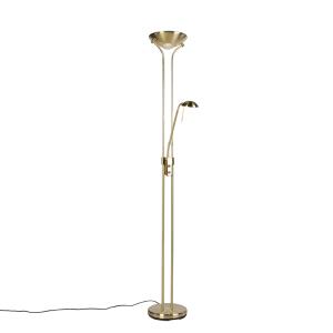 Lámpara de pie acero oro/latón 25.4 x 180 (cm)