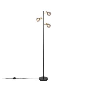 Lámpara de pie acero oro/latón 25 x 20 x 150    (cm)