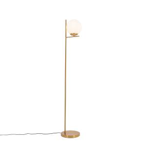 Lámpara de pie acero oro/latón 25 x 23 x 150(cm)