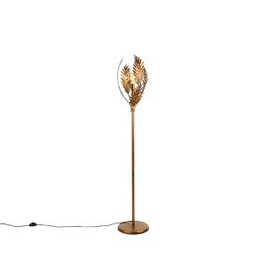 Lámpara de pie acero oro/latón 30 x 170 (cm)