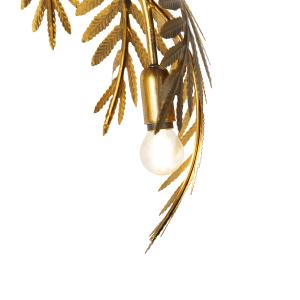 Lámpara de pie acero oro/latón 75 x 193 (cm)