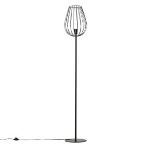 Lámpara de pie color negro ø27.5 x 159 cm