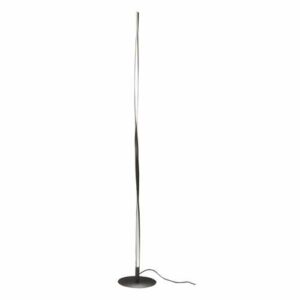 Lámpara de pie de aluminio de 141 cm