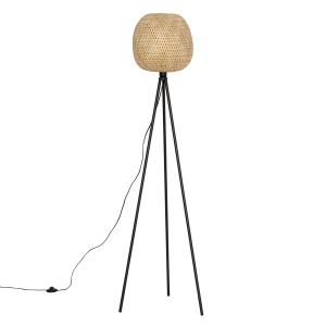 Lámpara de pie de Bambú, altura 166,5 cm