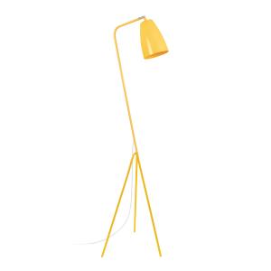 Lámpara de pie de lectura metal amarillo