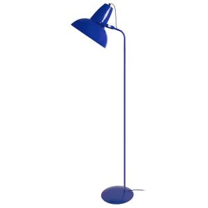 Lámpara de pie de lectura metal azul