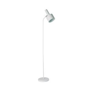 Lámpara de pie de metal blanco 22 x 140 cm