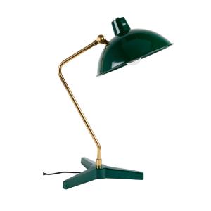 Lámpara de pie de metal verde