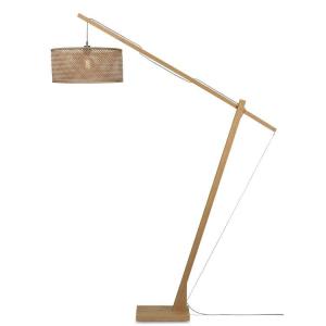 Lámpara de pie en bambú natural 207cm