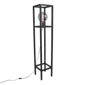 Lámpara de pie industrial negra 29 x 29 x 150    (cm)
