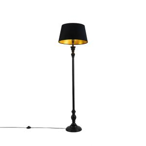 Lámpara de pie madera negro 45 x 155 (cm)