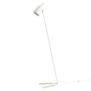 Lámpara de pie metal blanco 160 cm x 50 cm