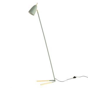 Lámpara de pie metal verde 160 cm x 50 cm