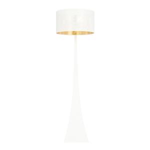 Lámpara de pie moderna elegante con pantalla blanca e inter…