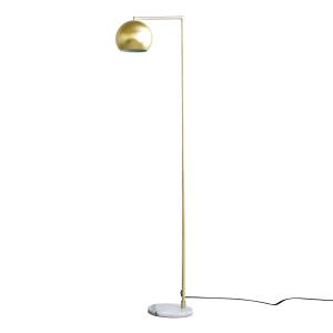Lámpara de pie porcelánico - metal dorado 167 cm x 44,5 cm