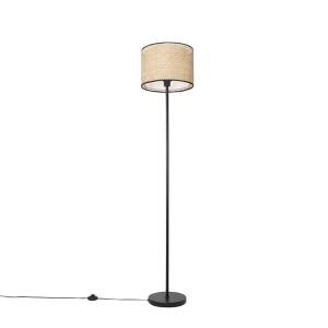 Lámpara de pie ratán natural 35 x 165 (cm)