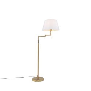 Lámpara de pie textil bronce 52.5 x 35 x 150    (cm)