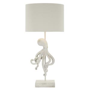 Lámpara de resina blanca ø 30,5x64,5 cm