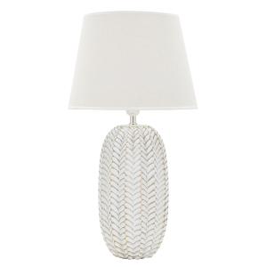 Lámpara de resina blanca ø 35x65 cm