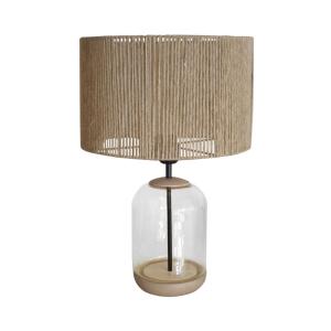 Lámpara de salón tosel ,madera,vidrio,natural, a53xd35xp35c…