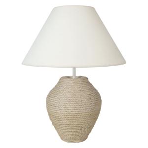 Lámpara de salón tosel ,sisal,natural,a16,5xd15,5xp15,5cm