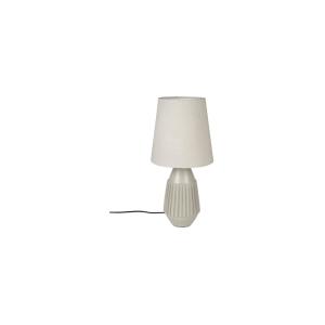 Lámpara de sobremesa de aluminio beige