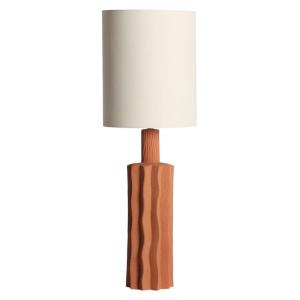 Lámpara de sobremesa de cerámica en color terracota  de 33x…