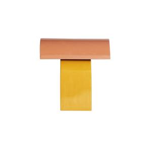 Lámpara de sobremesa de hierro en color amarillo  de 32x15x…